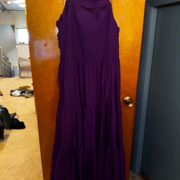 JessaKae Lana Dress - Spaghetti Strap A Line Ruched Tiered Sundress - Picture 3 of 5